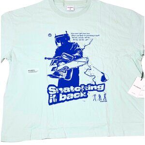 STUDENTS Golf “Snatching It Back” Graphic Tee – Mint Green, Size XXL
